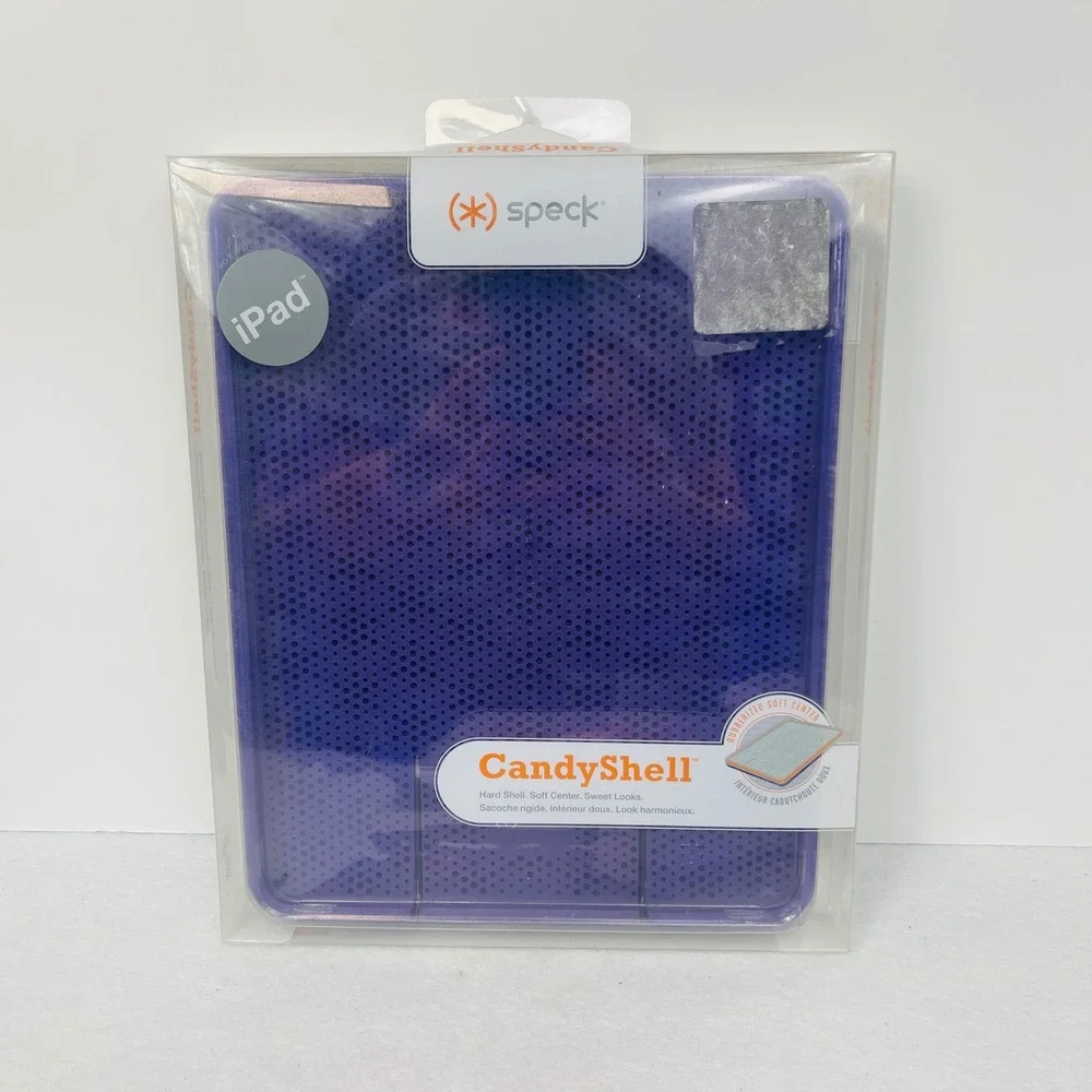 Speck CandyShell iPad Case Purple Hard Shell Soft Center IPAD-CNDY-A15A13